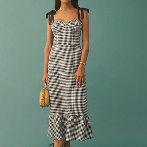 REFORMATION VALE LINEN DRESS